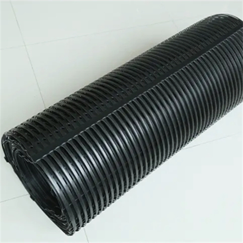 Uniaxial tensile plastic geogrid