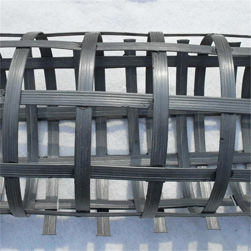 Steel-plastic geogrid for subgrade