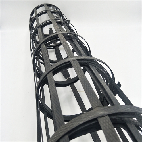 Steel-plastic geogrid for subgrade