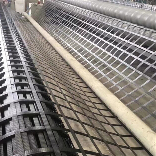 Steel Plastic Geogrid