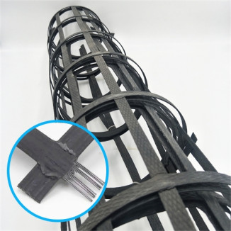 ‌Reinforced steel-plastic geogrid