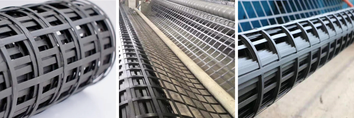 Steel Plastic Geogrid Steel Plastic Geogrid
