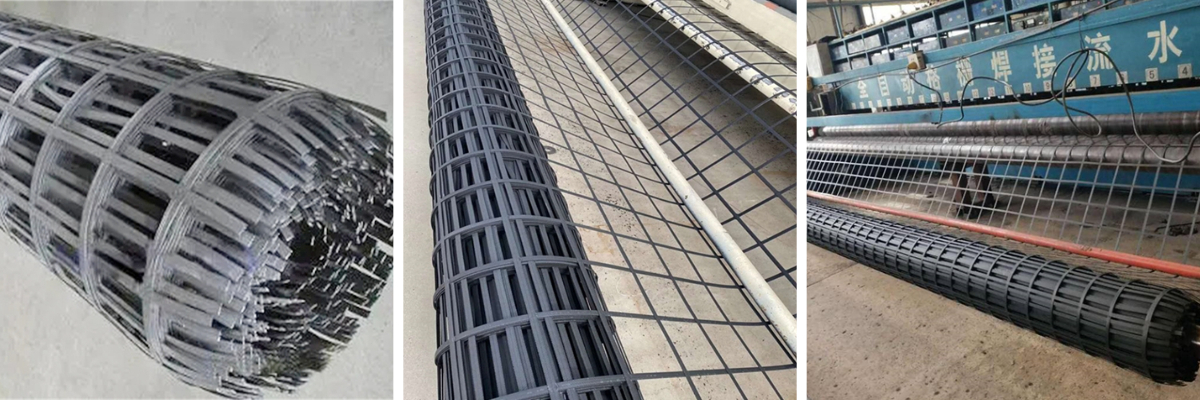 Steel Plastic Geogrid Steel Plastic Geogrid