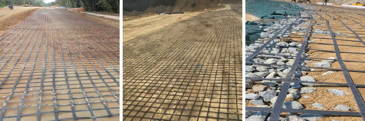 Steel-Plastic Bonded Geogrid Steel-Plastic Bonded Geogrid
