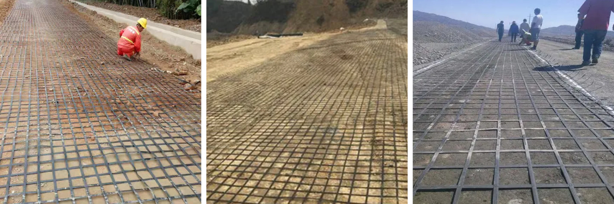 Steel-Plastic Geogrid for Soft Soil Foundation Reinforcement