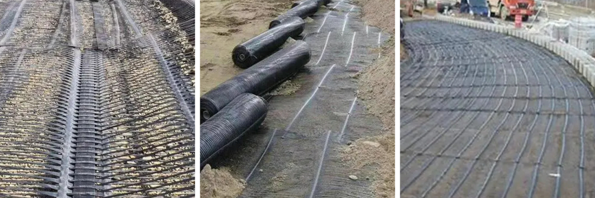 Uniaxial Tensile Plastic Geogrid
