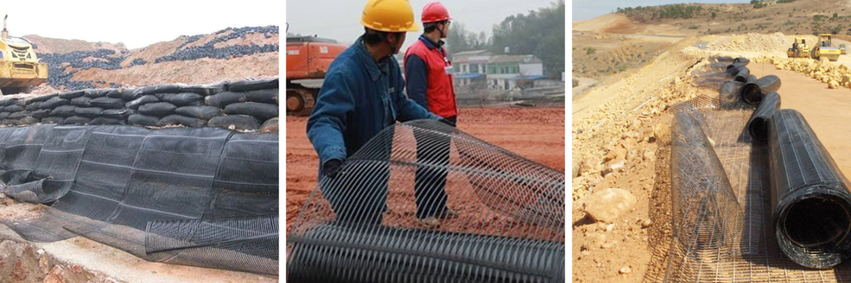 Uniaxial Plastic Geogrid for Slope Protection Uniaxial Plastic Geogrid for Slope Protection