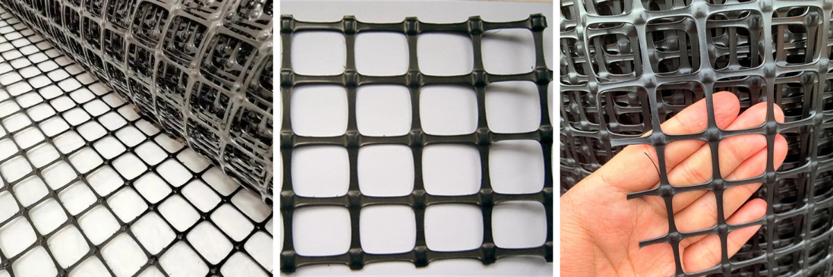 Bidirectional geogrid for foundation reinforcement Bidirectional geogrid for foundation reinforcement