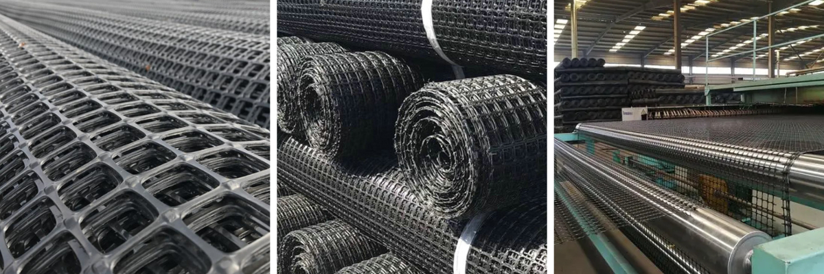 Bidirectional geogrid for foundation reinforcement Bidirectional geogrid for foundation reinforcement