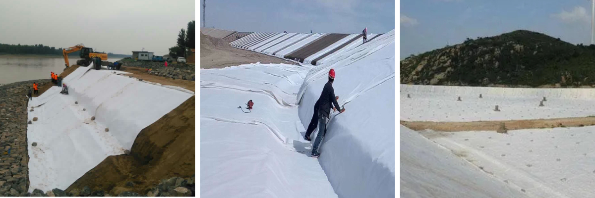 Short Fiber Needle Punched Geotextile