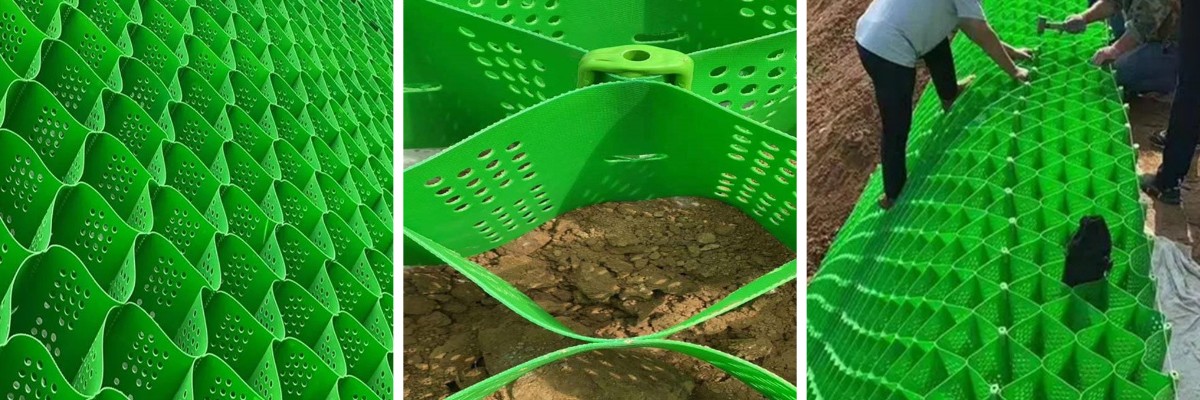 Plastic cellular confinement system