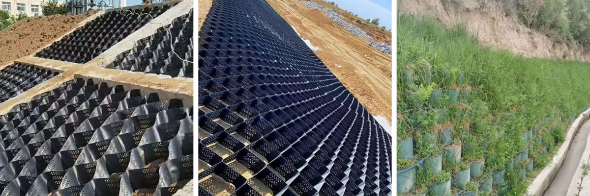 Plastic cellular confinement system