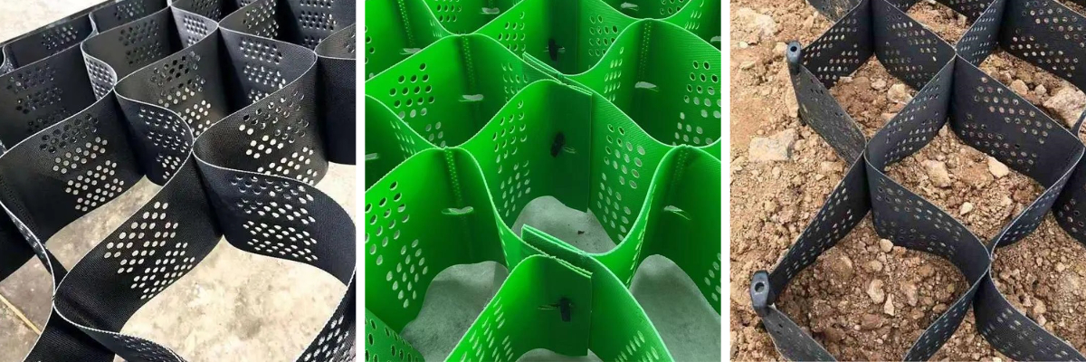 Honeycomb cellular geomat