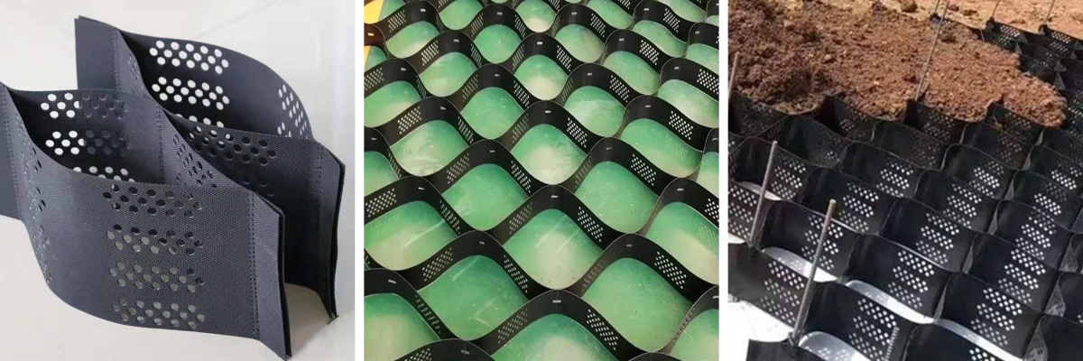 Honeycomb cellular geomat