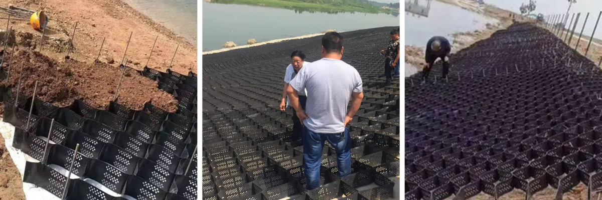 HDPE cellular confinement system