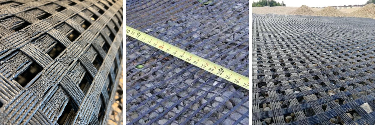 Polyester Warp-knitted PET Geogrid