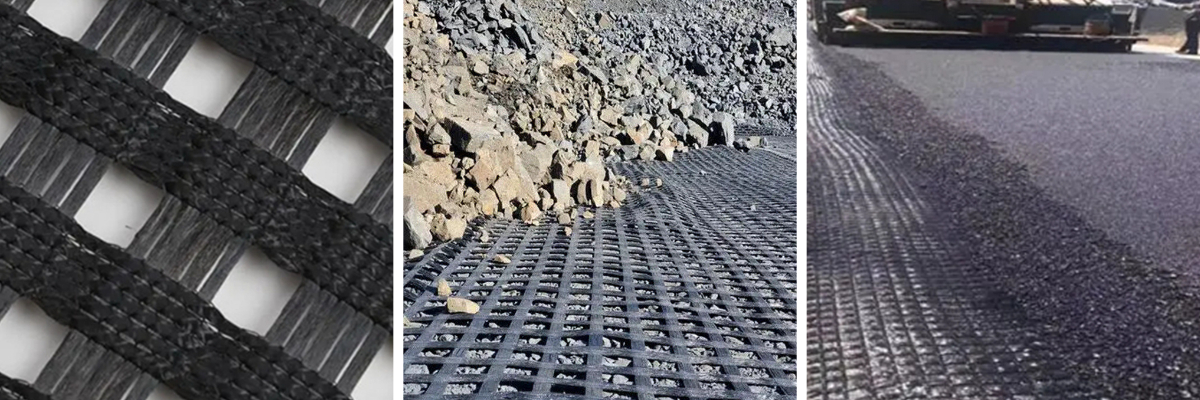 Polyester Warp-knitted PET Geogrid